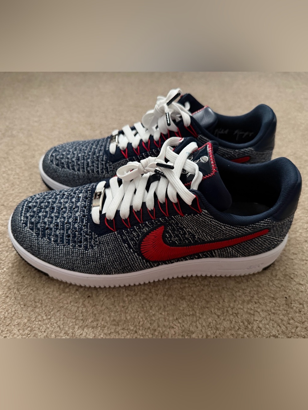 Nike Air Force 1 Flyknit / Patriots - Robert Kraft